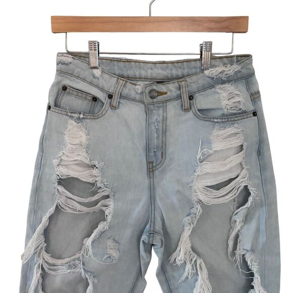 Carmar Light Wash Denim Ripped Jeans Size 27 - Picture 2 of 11